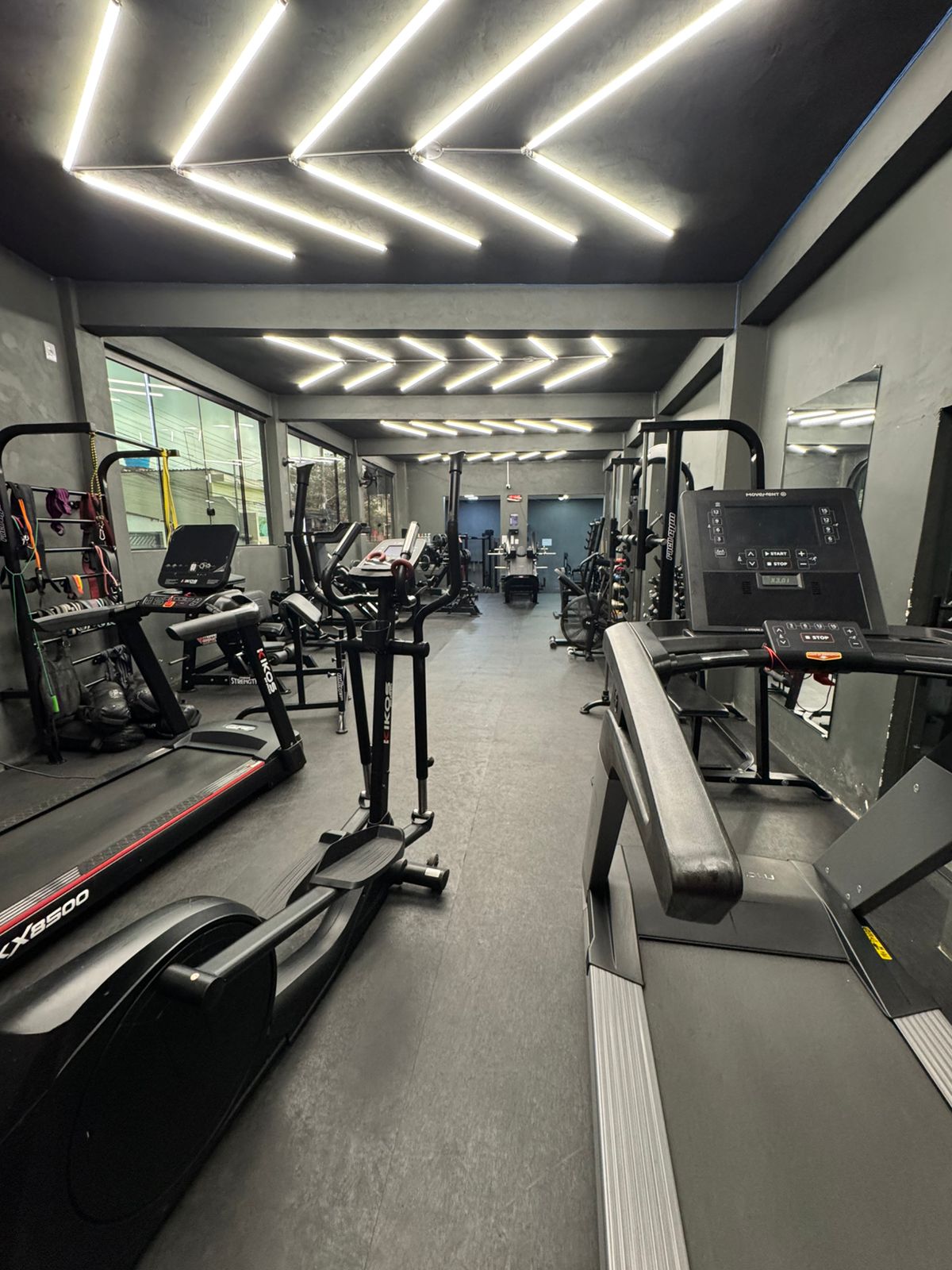 Detalhes dos equipamentos e organização